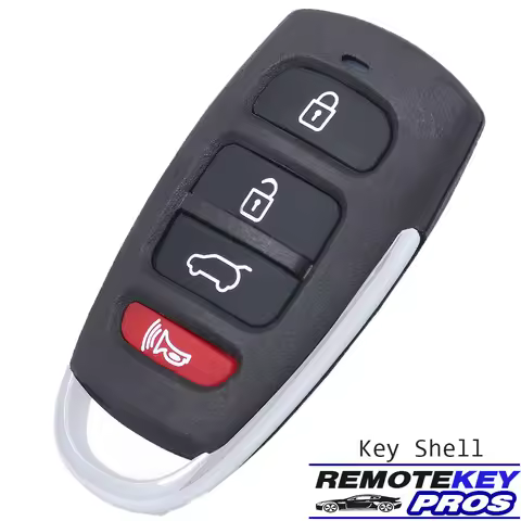 DIYKEY 3/4 Button Key Case for Kia Borrego 2009 2010 2011 Remote Key Shell Case P/N: 95430-2J200