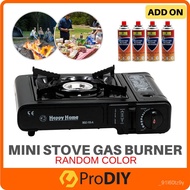 🥗Mini Stove Gas Burner Portable For Outdoor Camping Picnic Outdoor Gas Furnace Gas Masak ( BDZ 155-A ) 4GHI