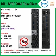 Dell WYSE 7040 Thin Client PC Intel i5-6500TE (6th Gen) @ 2.30GHz