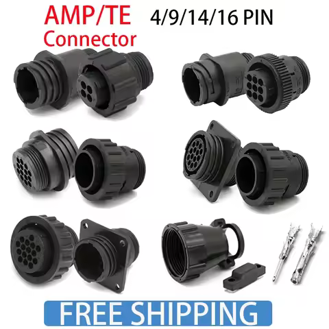 1/5/20Sets AMP/TE Type 4P/9P/14/16Pin SMEMA Auto Sensor Plug Socket SMT Connector 183079 182645 1829