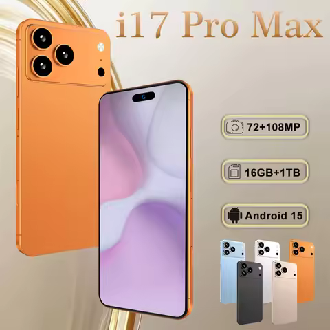 2026 Hot High Quality i17 Pro Max Original Intelligent 4G 5G Dual Card Dual Standby System Global Ve