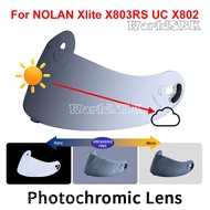 Photochromic Visor for NOLAN X-Lite X-803 X-802 X-702 X-661 X603 Helmet Glasses Screen Shield Windsh