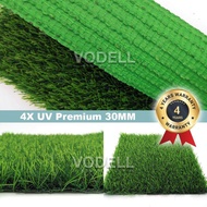 【Customize Size】VODELL 30MM Artificial Grass Premium Quality Fake Synthetic Carpet Outdoor & Indoor 