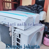 AC SECOND ORIGINAL 1/2PK+PASANG INDOOR+OUTDOOR SHARP SAMSUNG PANASONIC