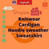 rizqimall PREMIUM Shopee Live Knitwear / Cardigan / Hoodie sweather