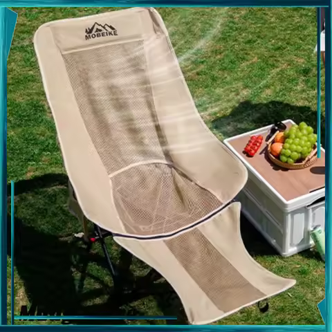 Travel Recline Beach Chairs Portable Foot Rest Fishing Lawn Beach Chairs Relaxing Backrest Mare Acce