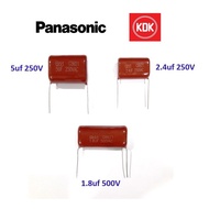 Panasonic KDK Capacitor Ceiling Fan Condenser Capacitor 1.8uF,  5u , 2.4uF BM Brand- kipas siling