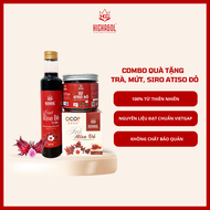 Combo 3 sản phẩm Mứt Siro cô đặc Trà hoa Atiso đỏ
