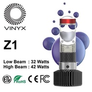 VINYX Z1 LED Headlight H6 H4 H7 Projector Mini Projector Lens Motorcycle Car Headlight Headlamp Bile