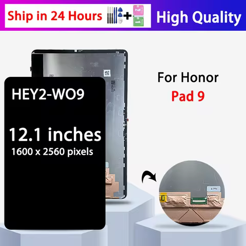 HEY2-W09 Premium Lcd For Honor Pad 9 Display Touch Screen Digitizer Panel Assembly Pad9 Lcd Screen