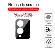 1-3PCS Camera Protector For Vivo Y17S Y 17 S VivoY17s 2023 3D Black Full Cover Protective HD Lens Protector Tempered Glass Protect 9H Hardness Anti Scratch On VIVO Y17S 