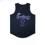 Mens Loose Fit Quick Dry Breathable Basketball Vest American Sports Vest Dallas Mavericks Number 2 J