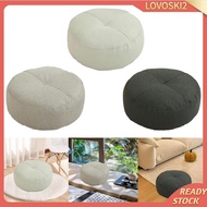 [Lovoski2] Round Floor Pillow Decorative Premium Small Meditation Floor Pillow for Floor