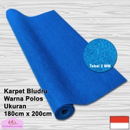 Karpet non woven lantai brudu bludru polos alas kasur duduk masjid mesjid mushola pameran panggung 1