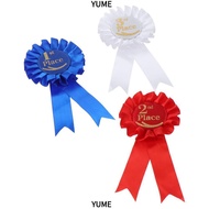 YUMEIYU Ribbon Award Set, Recognition Ribbons Blue,Red,White Rosette Ribbon, Award Ribbons Honorable
