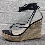 Foreign Trade Wedge Cross Strap High Heels For Women 2022 Summer New Style Fairy Thin Strap Open Toe