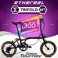 🇸🇬 Ethereal Trifold M7 Japan Shimano 7 Speed Foldable Bicycle Bike Foldie