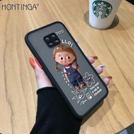 Hontingaเคสมือถือ เคสโทรศัพท์ เคส Xiaomi Redmi Note 9 Note 9 Pro Note 9S กรณีน่ารักน่ารักใหม่Friendมีน้ำค้างแข็งโปร่งใสHardเคสใส่โทรศัพท์คลุมทั