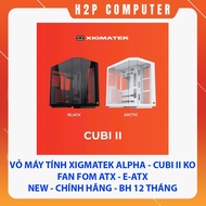 Xigmatek CUBI II case (eATX/Black - White/ no fan) - New - Genuine -