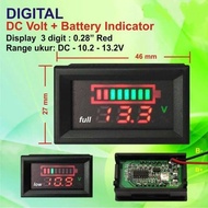 FREE SHIPPING BATTERY CAPACITY TESTER INDICATOR FOR 10V 13V / BATTERY METER ACCU AKI FREE SHIPPING