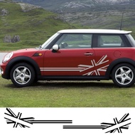 2Pcs Car Sticker Fit Mini Cooper Countryman R56 R57 R58 R60 R59 R61 F54 F55 F56 F57 F60 Flag Style S