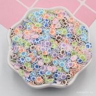 Soft Slice Decoration Cat Claw Glue Pottery Slime Accessories Crystal Mud Cream Footprint diy Cake B