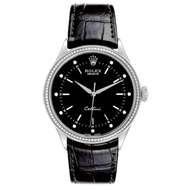 Rolex Rolex Cellini (Reference 50609). A white gold diamond set automatic wristwatch.