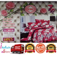 SET CADAR QUEEN 7D COTTON FITTED BEDSHEETS 1.4KG