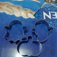 Halloween Cutter contains 3 Bento Cookies Bread Cheese Molds Halloween Theme