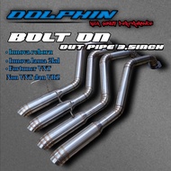 CAR EXHAUST 3.5INCH ON OUT PNP TOYOTA INNOVA OLD 2KD, REBORN 2GD, FORTUNER VNT, NON VNT AND VRZ