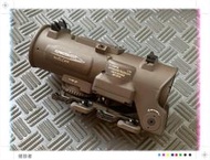 【Invader】高品質 Elcan風格 SOCOM SpecterDR 1X 4X 红光戰術瞄準鏡/火車頭-凸字深棕色