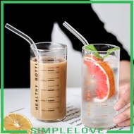 [Simple] Glass Measuring Cup 300ML Liquid Heavy High Espresso Glass Cup Kitchen