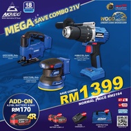 AKAIDO 21V BRUSHLESS CORDLESS POWER TOOLS | JIGSAW | ORBITAL | IMPACT DRILL