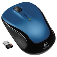 Logitech M325 Mouse - Optical - Wireless - Radio Frequency - Blue - USB - Scroll Wheel