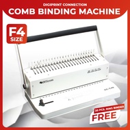 F4 Size Comb Binding Machine (Long | Legal) C40M Officom Heavy Duty FREE GIFT 20pcs RING BINDER