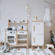 Nunukids北歐款新款仿真廚房玩具套裝+冰箱