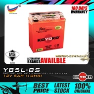 【Hot sales】BATERI MOTOSIKAL KOYOKO G2 NANOGEL BATTERY YB5L-BS FOR YAMAHA KRISS / EGO / LC135 V1 / E-