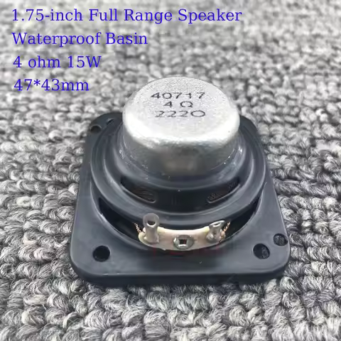 YUXI 1PCS For JBL Go 3 Bluetooth Speaker 1.75 Inch Full Frequency Speaker Waterproof Cone 47*43mm 4o