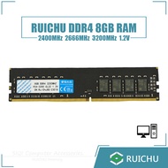 RUICHU DDR4 8GB RAM 2400/2666/3200MHz Desktop Memory Module 1.2V Original chip Speed without lagging