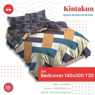 KINTAKUN BEDCOVER SPREI 140x200 Tinggi 30 cm Motif Amina Arfana