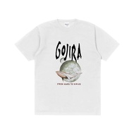 Brainstore Gojira Whale Band T-shirt From Mars White