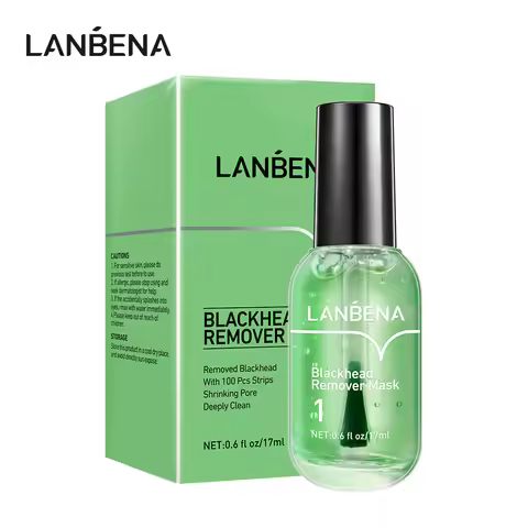LANBENA Beauty Skin Care Blackhead Remover Mask Serum Deep Cleaning Shrink Pores Purifying Acne Trea