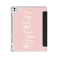 CaseClub เคสคลับ เคสไอแพด ด้านหลังใส ฝาปิดสี Rally Bubblegum Movement