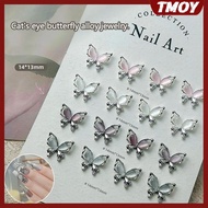 TMOY 5pcs 's Eye Glitter Nail Enhancement Charms Butterflies Assortment Resin 3d Nail Art Decoration