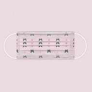 |兆鼎生醫|台灣製高濾效三層平面醫療口罩 (萌貓-粉)
