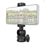 Panoramic Tripod Head Camera Mount Adapter Mini Ballhead 360°Rotatable 10kg/ 4.4lbs Load Capacity wi