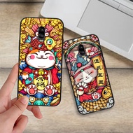 Samsung J7 Plus / J7 pro / J7+ Case Set Of Lucky Lucky Lucky Fortune Cats
