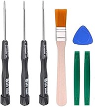 7 Piece Phillips Screwdriver Set, PH0 PH00 PH000 Precision Screwdrivers Compatible with Smartphones,