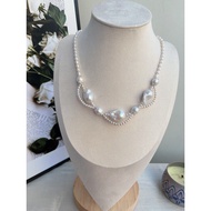 #PN832 [Customer Appreciation] [Follower Limited] Freshwater Pearl Necklace | Lace Design| Fishtail 