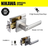 NIKAWA 63 series Lever Lock 6371  Replace Round Knob Room Door Lock, HDB lock, BTO lock